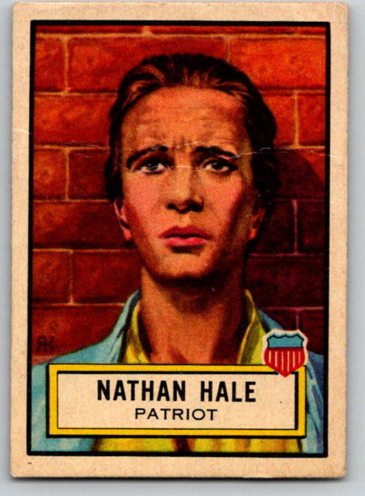 1952 Topps Look 'n See #11 Nathan Hale Vintage Card V8986