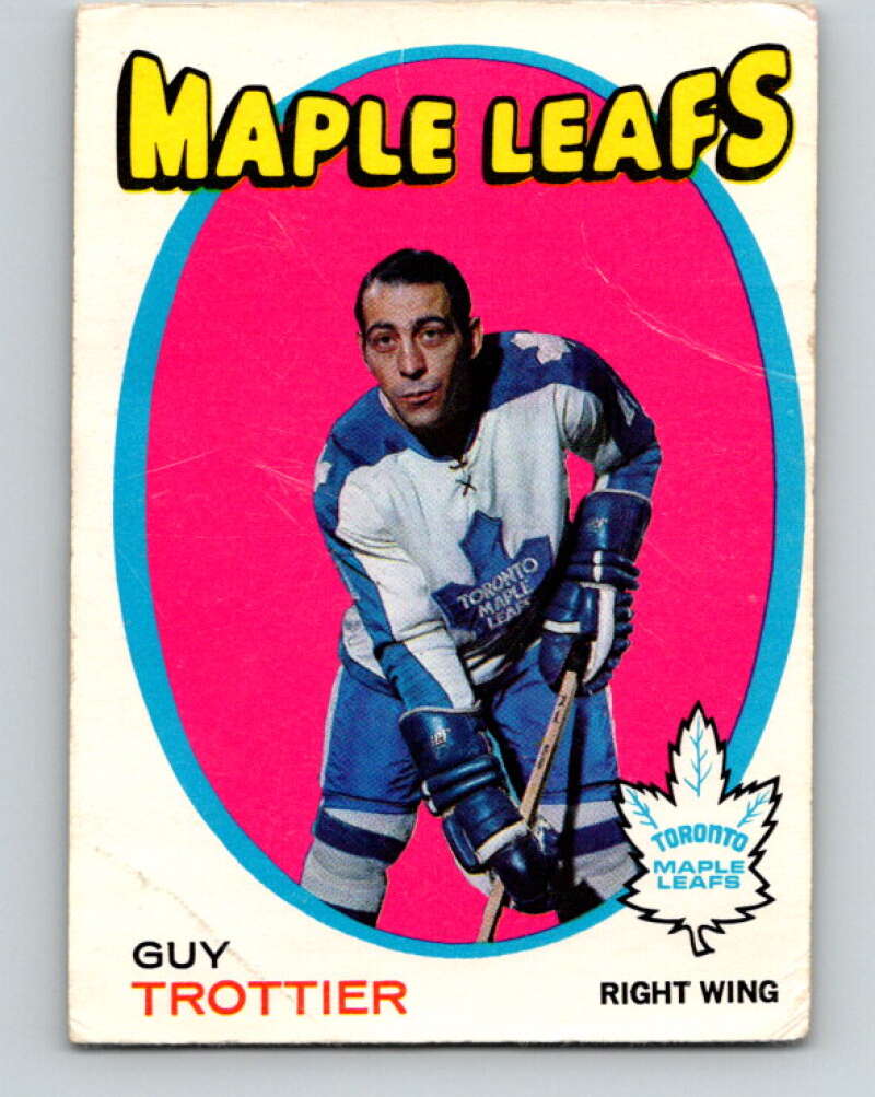 1971-72 O-Pee-Chee #5 Guy Trottier RC Rookie Toronto Maple Leafs V8996