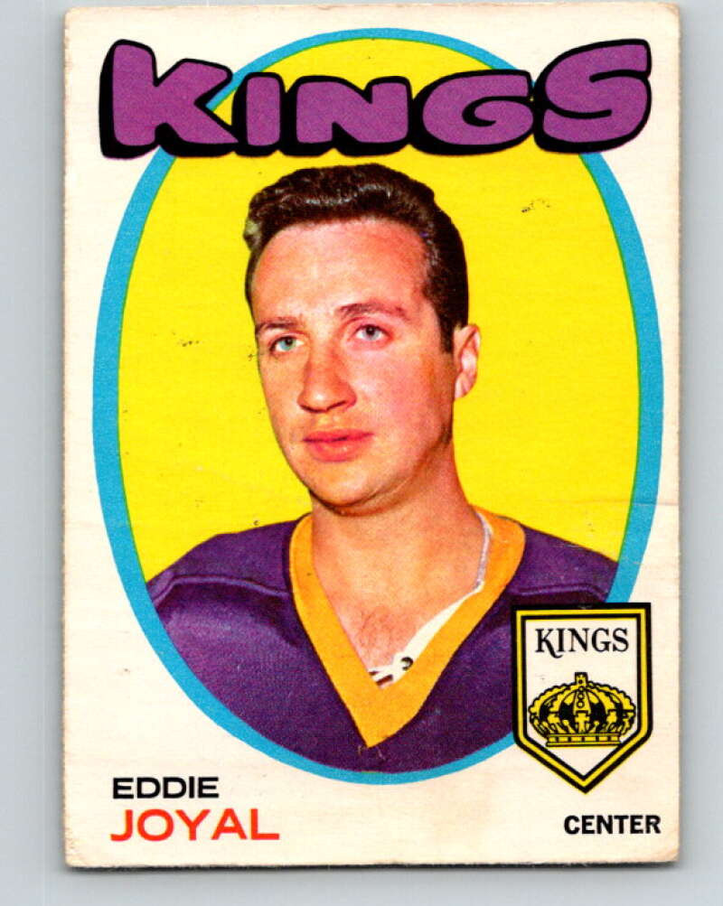 1971-72 O-Pee-Chee #23 Eddie Joyal Los Angeles Kings V9042
