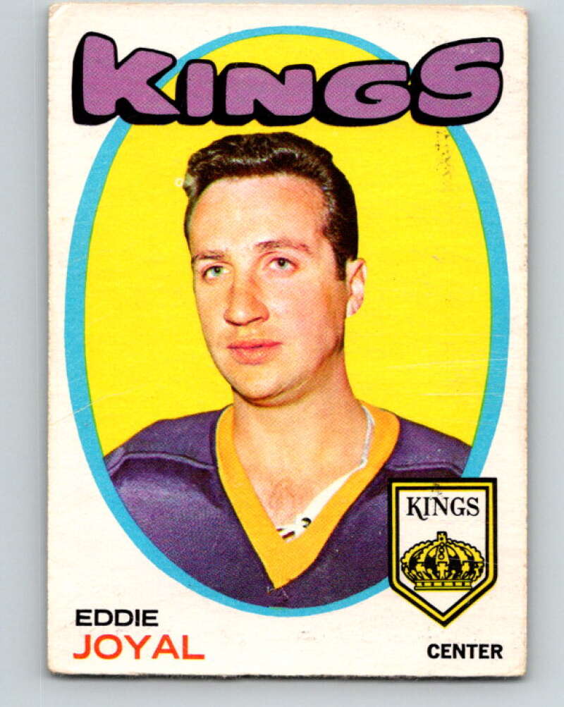 1971-72 O-Pee-Chee #23 Eddie Joyal Los Angeles Kings V9043