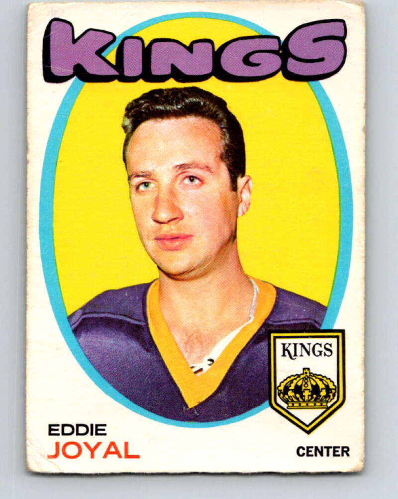 1971-72 O-Pee-Chee #23 Eddie Joyal Los Angeles Kings V9045