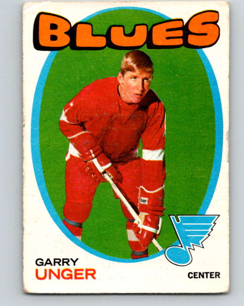 1971-72 O-Pee-Chee #26 Garry Unger St. Louis Blues V9050
