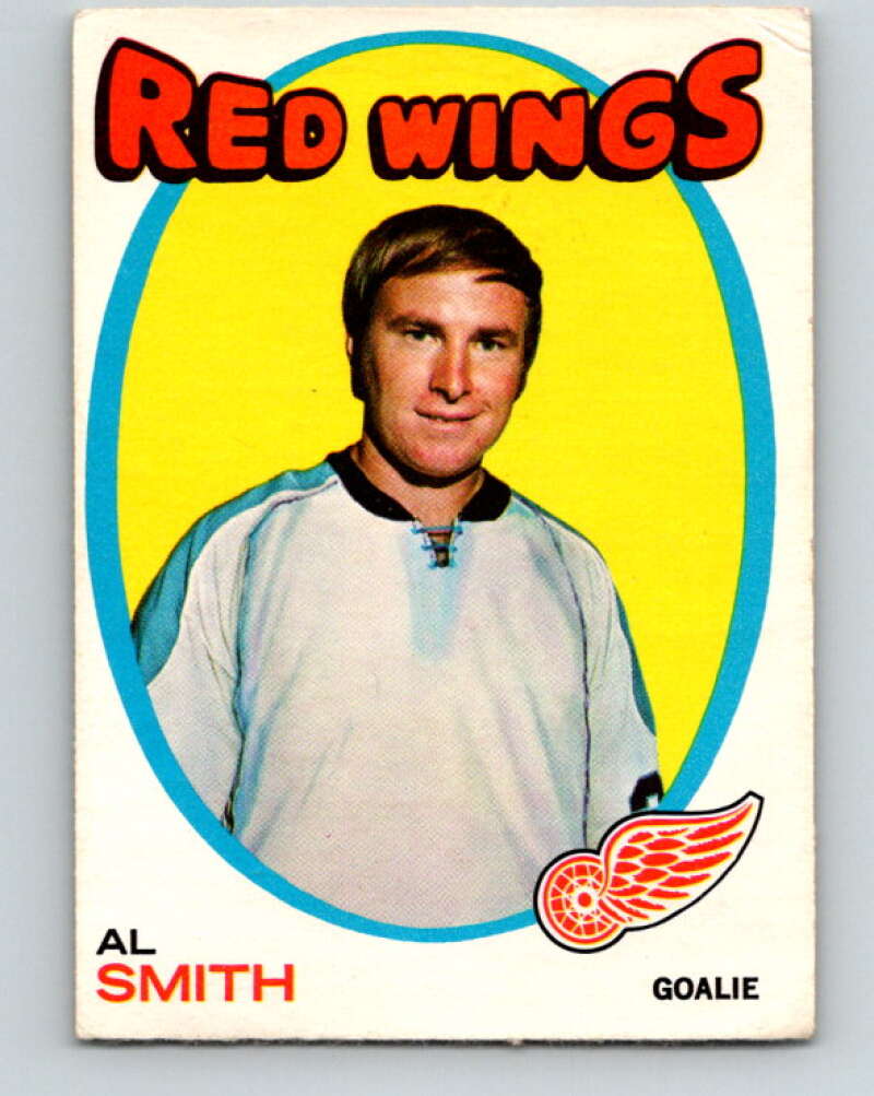 1971-72 O-Pee-Chee #27 Al Smith Detroit Red Wings V9051