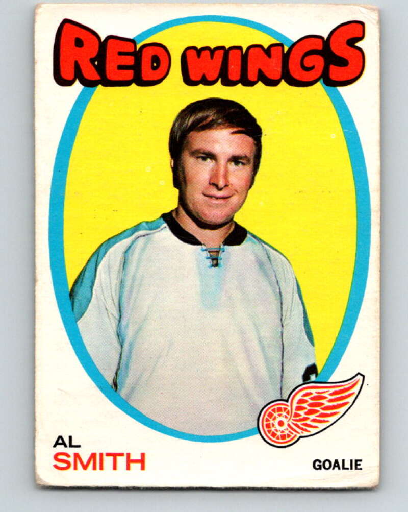 1971-72 O-Pee-Chee #27 Al Smith Detroit Red Wings V9052