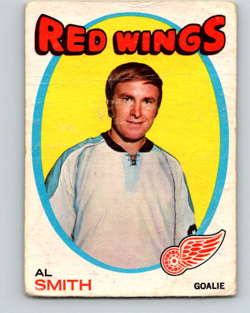 1971-72 O-Pee-Chee #27 Al Smith Detroit Red Wings V9053