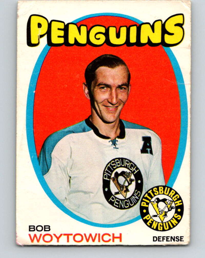 1971-72 O-Pee-Chee #28 Bob Woytowich Pittsburgh Penguins V9055