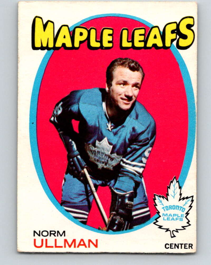 1971-72 O-Pee-Chee #30 Norm Ullman Toronto Maple Leafs V9060