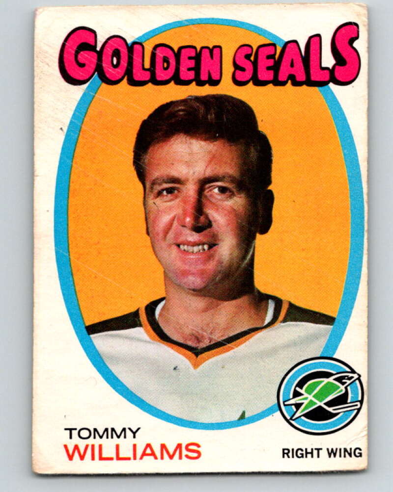 1971-72 O-Pee-Chee #31 Tom Williams California Golden Seals V9063