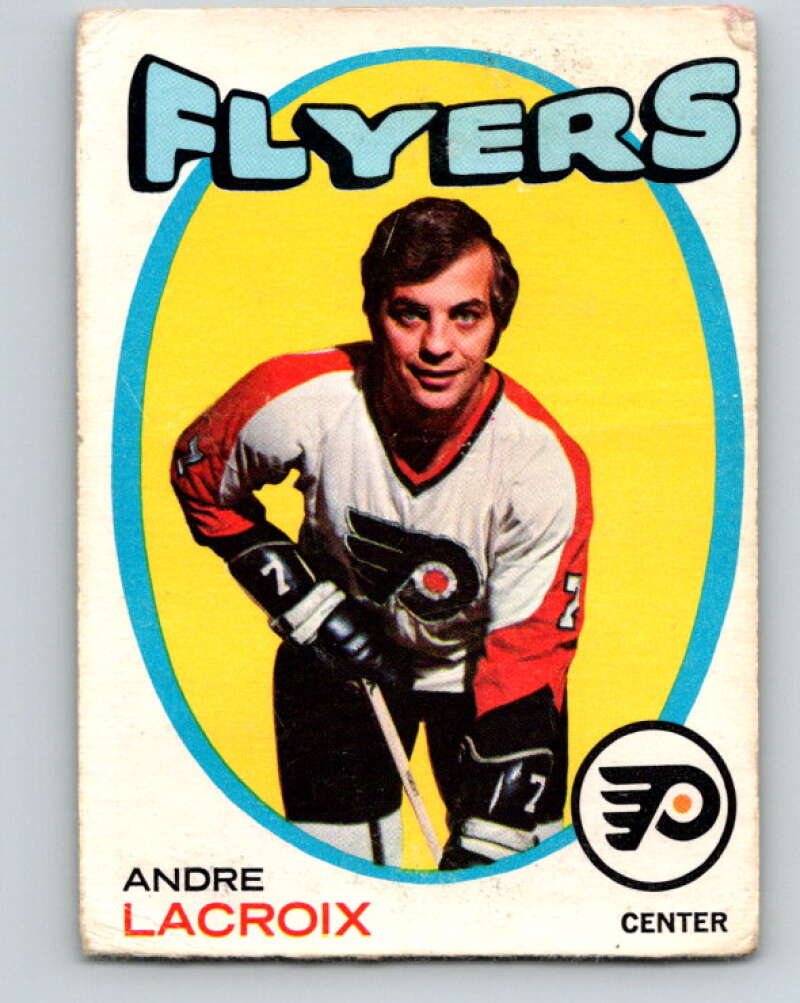 1971-72 O-Pee-Chee #33 Andre Lacroix Philadelphia Flyers V9066