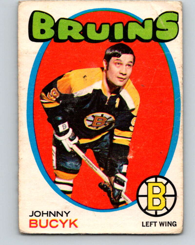 1971-72 O-Pee-Chee #35 Johnny Bucyk Boston Bruins V9074