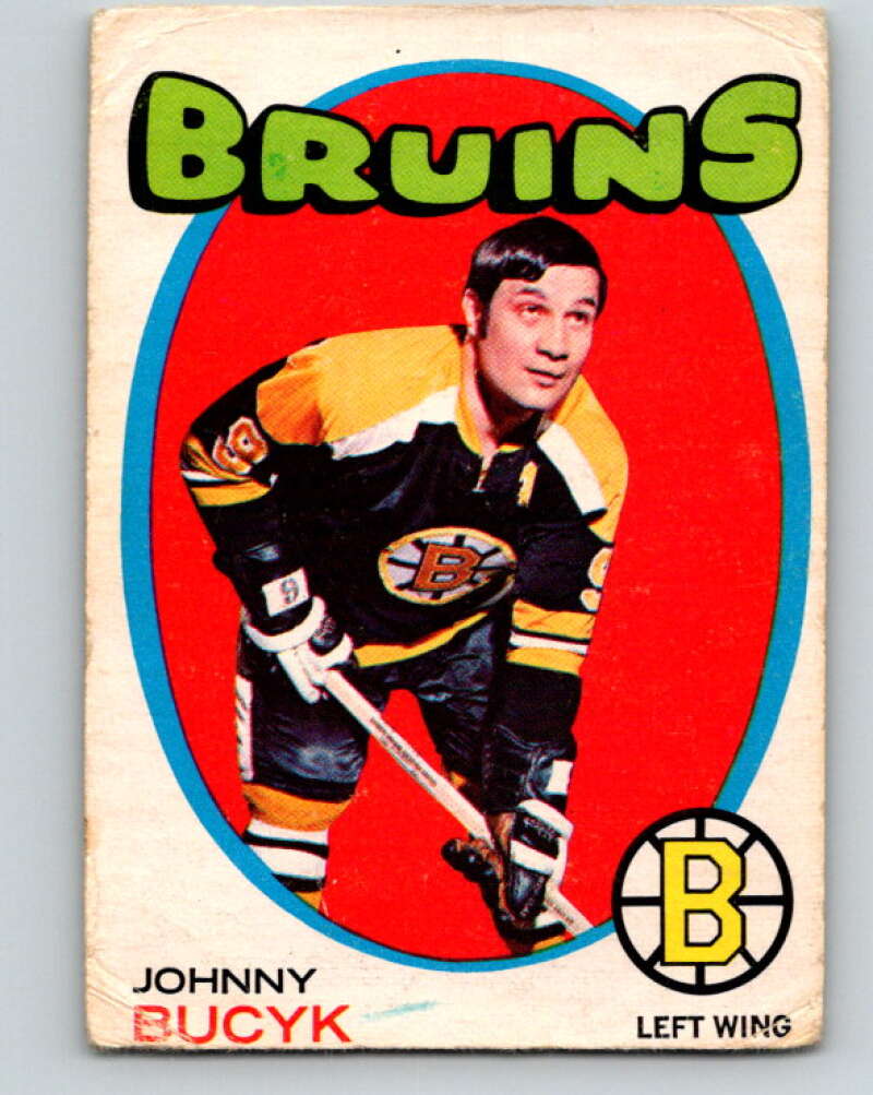 1971-72 O-Pee-Chee #35 Johnny Bucyk Boston Bruins V9075