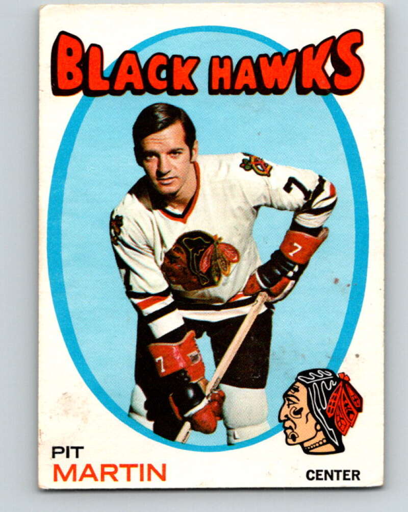 1971-72 O-Pee-Chee #39 Pit Martin Chicago Blackhawks V9084