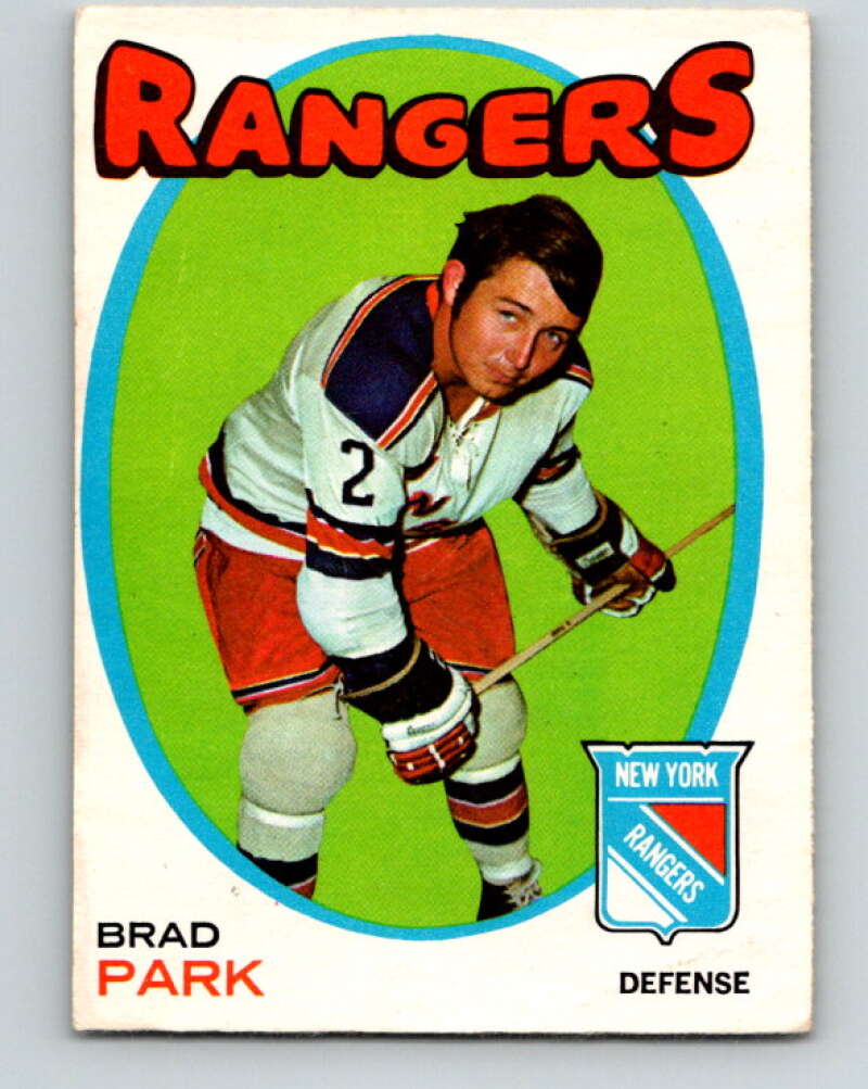 1971-72 O-Pee-Chee #40 Brad Park New York Rangers V9086