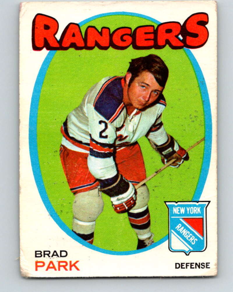 1971-72 O-Pee-Chee #40 Brad Park New York Rangers V9088