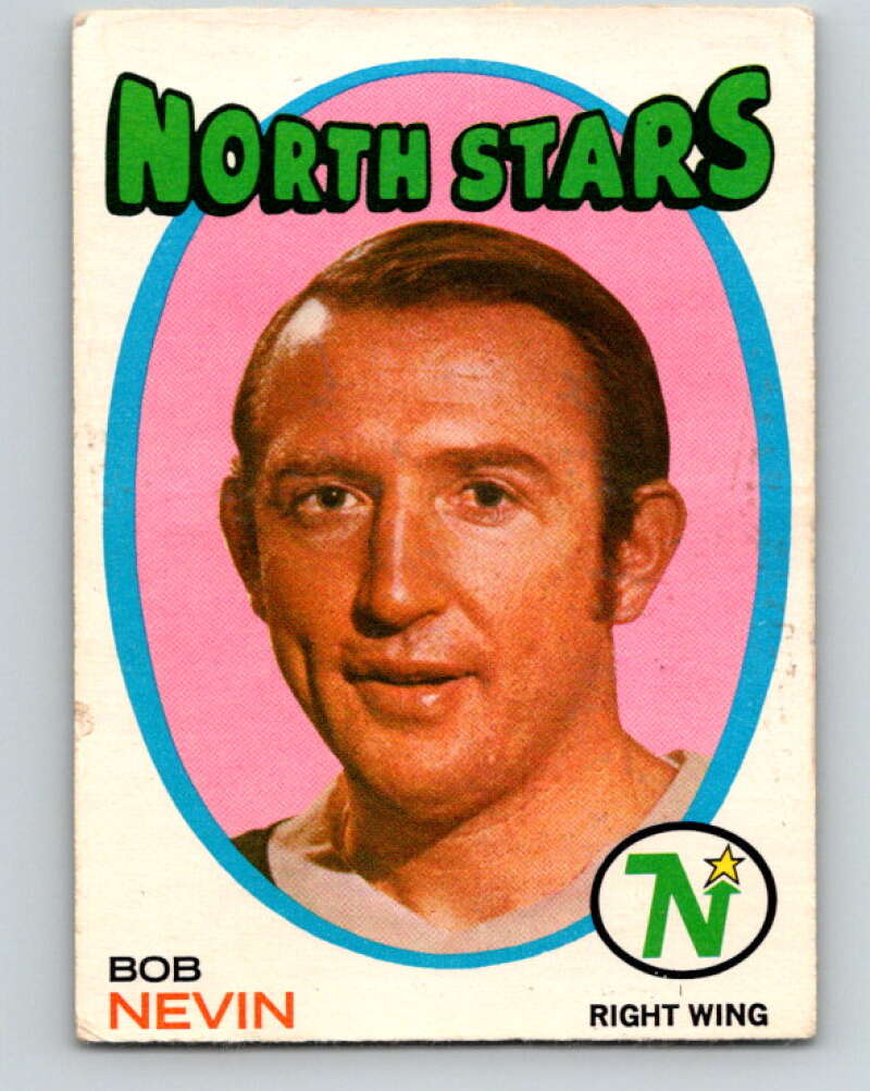 1971-72 O-Pee-Chee #44 Bob Nevin Minnesota North Stars V9098