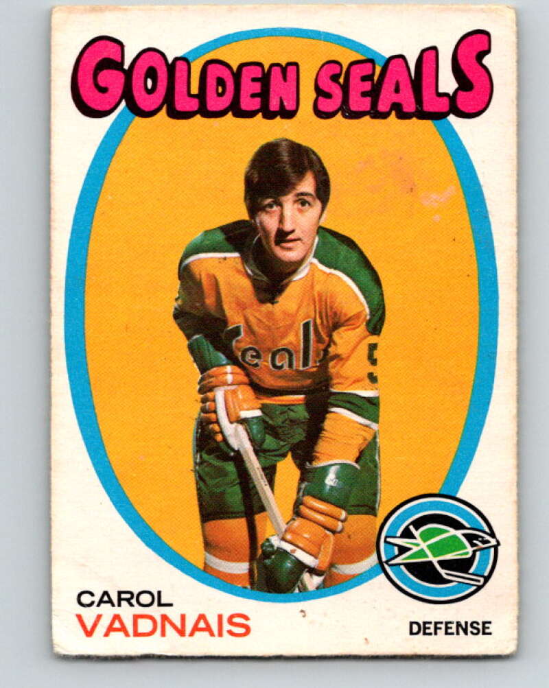 1971-72 O-Pee-Chee #46 Carol Vadnais California Golden Seals V9105