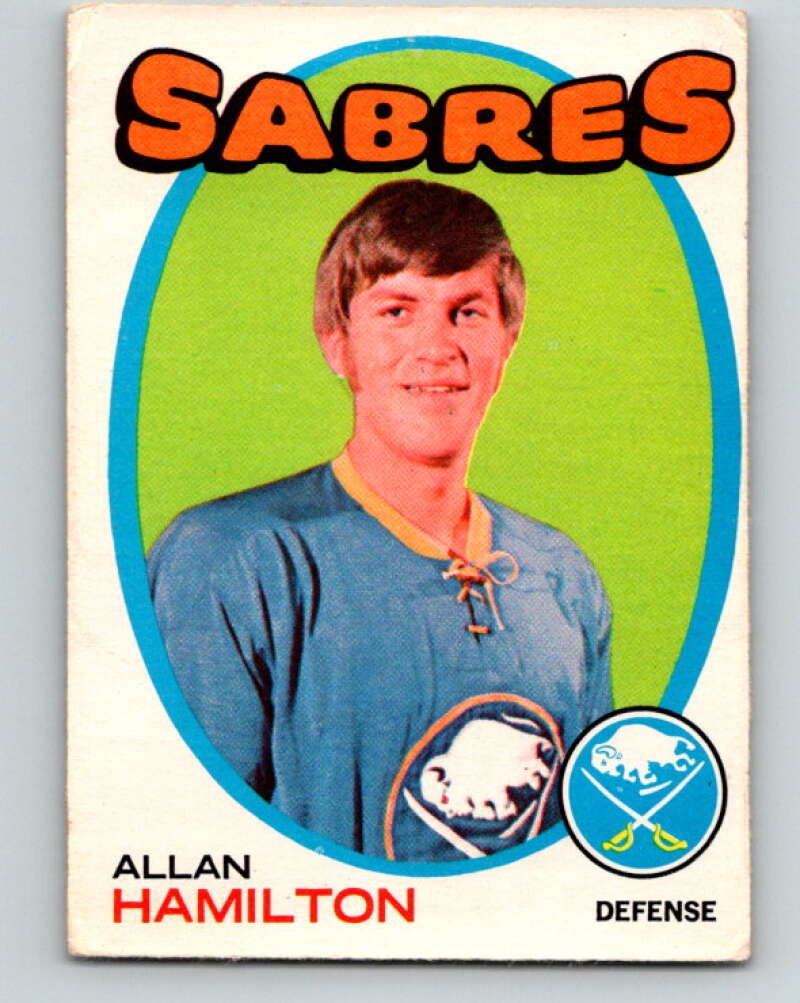 1971-72 O-Pee-Chee #49 Al Hamilton Buffalo Sabres V9113