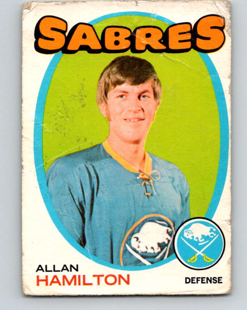 1971-72 O-Pee-Chee #49 Al Hamilton Buffalo Sabres V9114