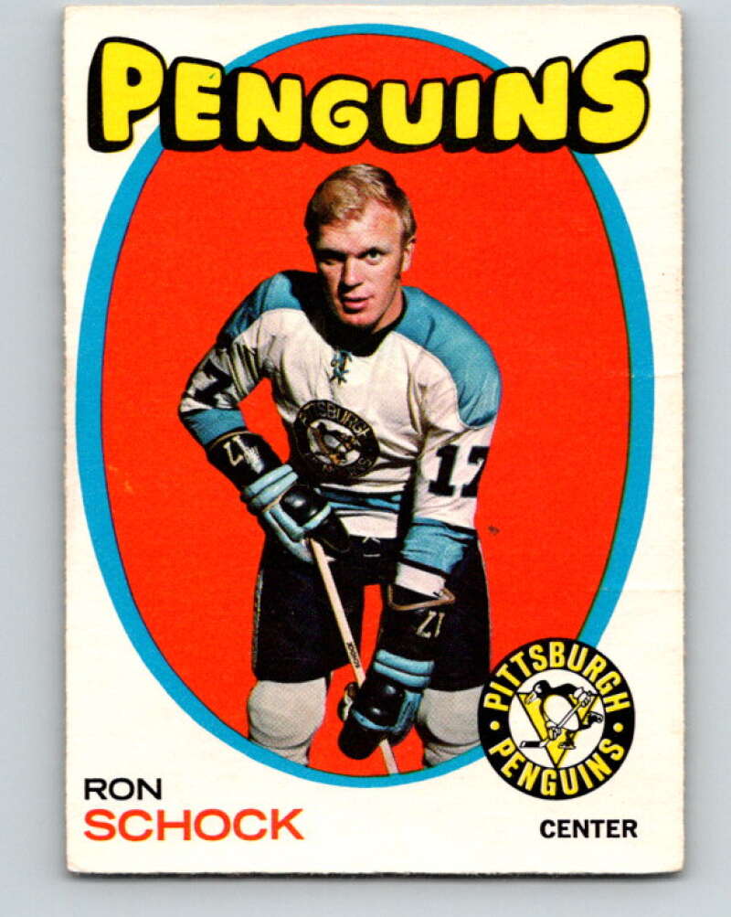1971-72 O-Pee-Chee #56 Ron Schock Pittsburgh Penguins V9129