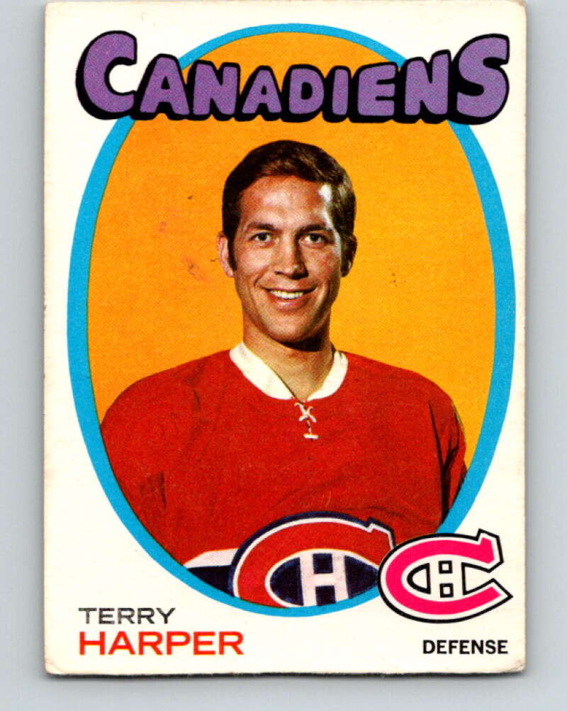 1971-72 O-Pee-Chee #59 Terry Harper Montreal Canadiens V9137