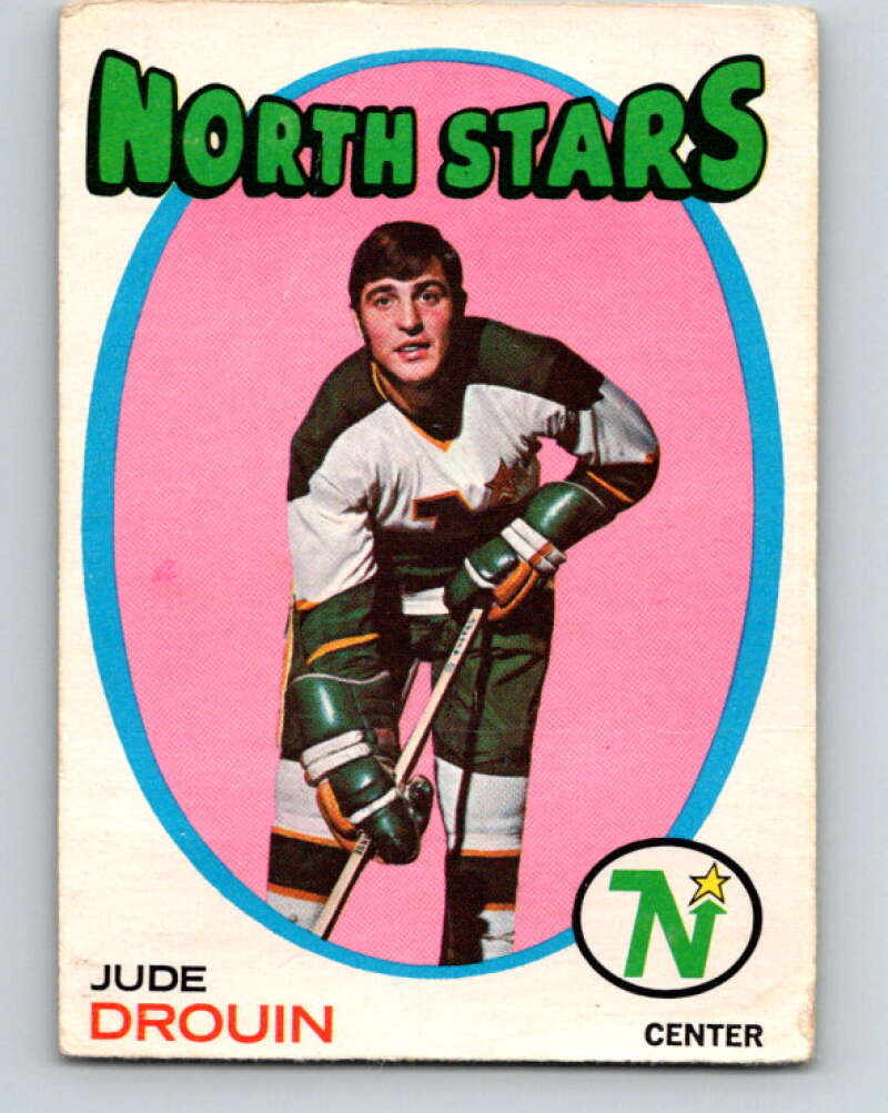 1971-72 O-Pee-Chee #68 Jude Drouin Minnesota North Stars V9159