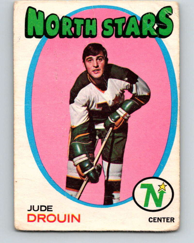1971-72 O-Pee-Chee #68 Jude Drouin Minnesota North Stars V9160
