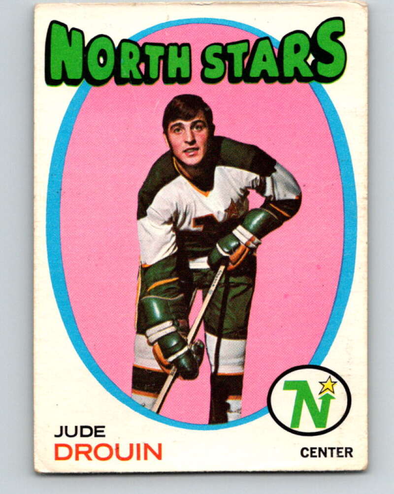1971-72 O-Pee-Chee #68 Jude Drouin Minnesota North Stars V9161