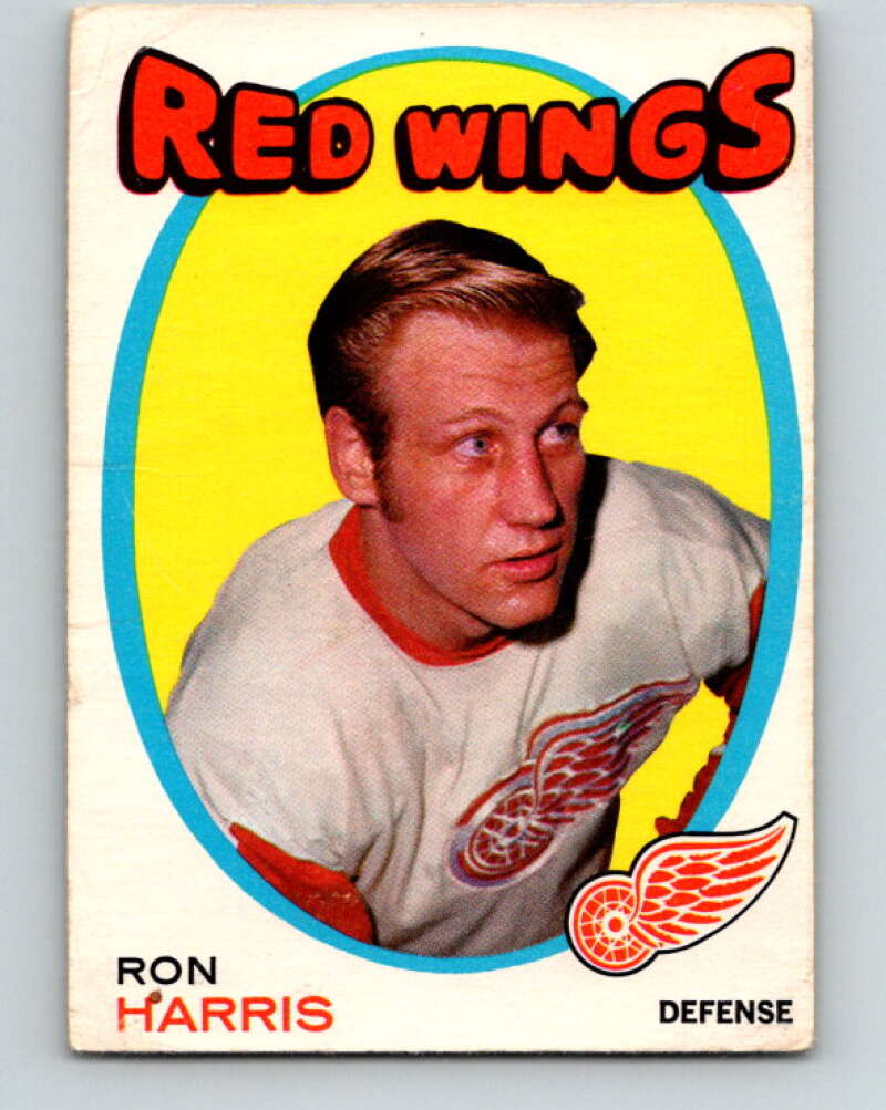 1971-72 O-Pee-Chee #70 Ron Harris Detroit Red Wings V9166