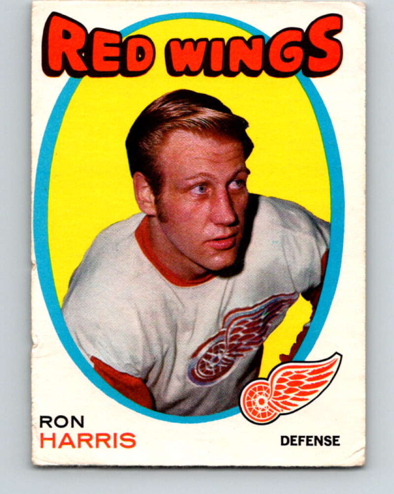 1971-72 O-Pee-Chee #70 Ron Harris Detroit Red Wings V9167