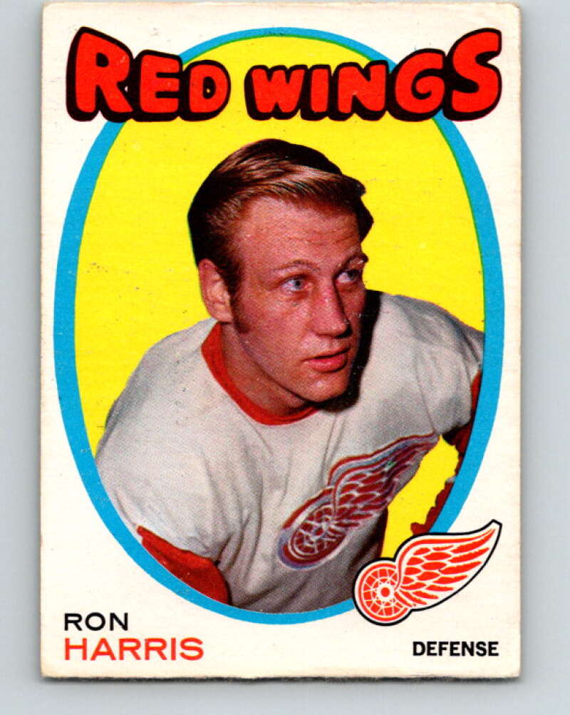 1971-72 O-Pee-Chee #70 Ron Harris Detroit Red Wings V9168