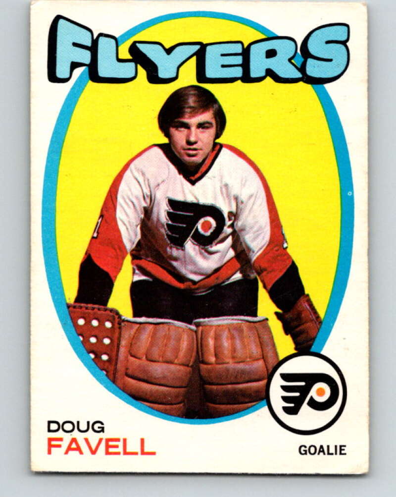 1971-72 O-Pee-Chee #72 Doug Favell Philadelphia Flyers V9174