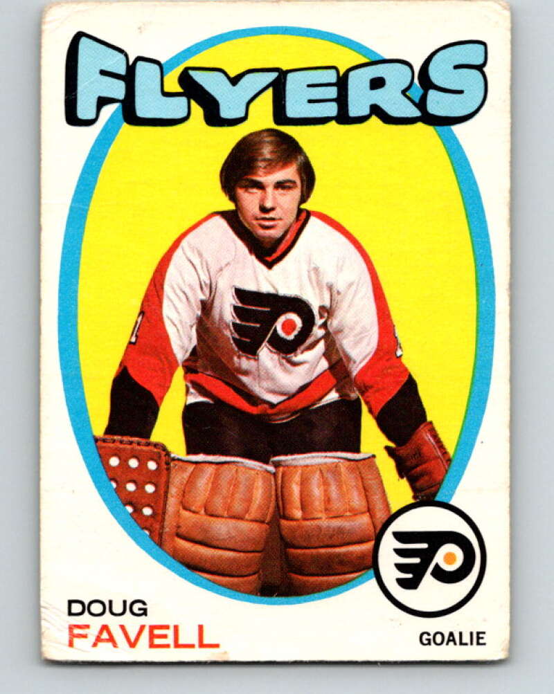 1971-72 O-Pee-Chee #72 Doug Favell Philadelphia Flyers V9176