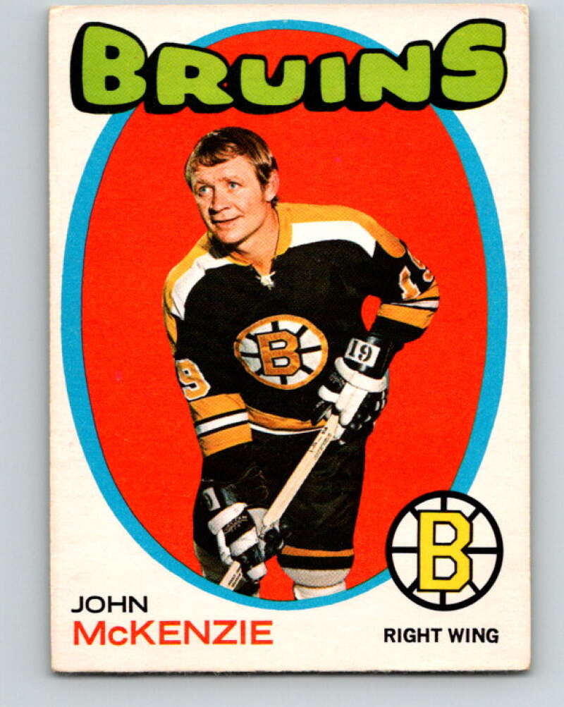1971-72 O-Pee-Chee #82 John McKenzie Boston Bruins V9196