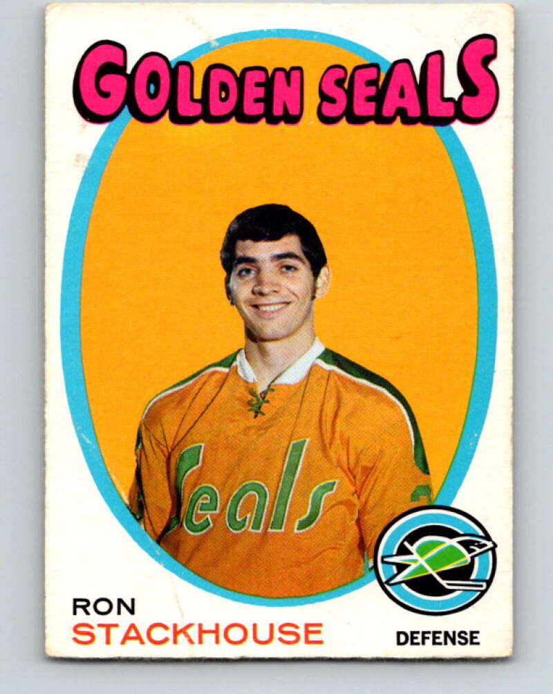 1971-72 O-Pee-Chee #83 Ron Stackhouse RC Rookie California Golden Seals V9200