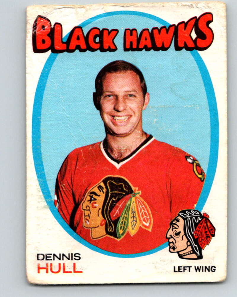 1971-72 O-Pee-Chee #85 Dennis Hull Chicago Blackhawks V9207