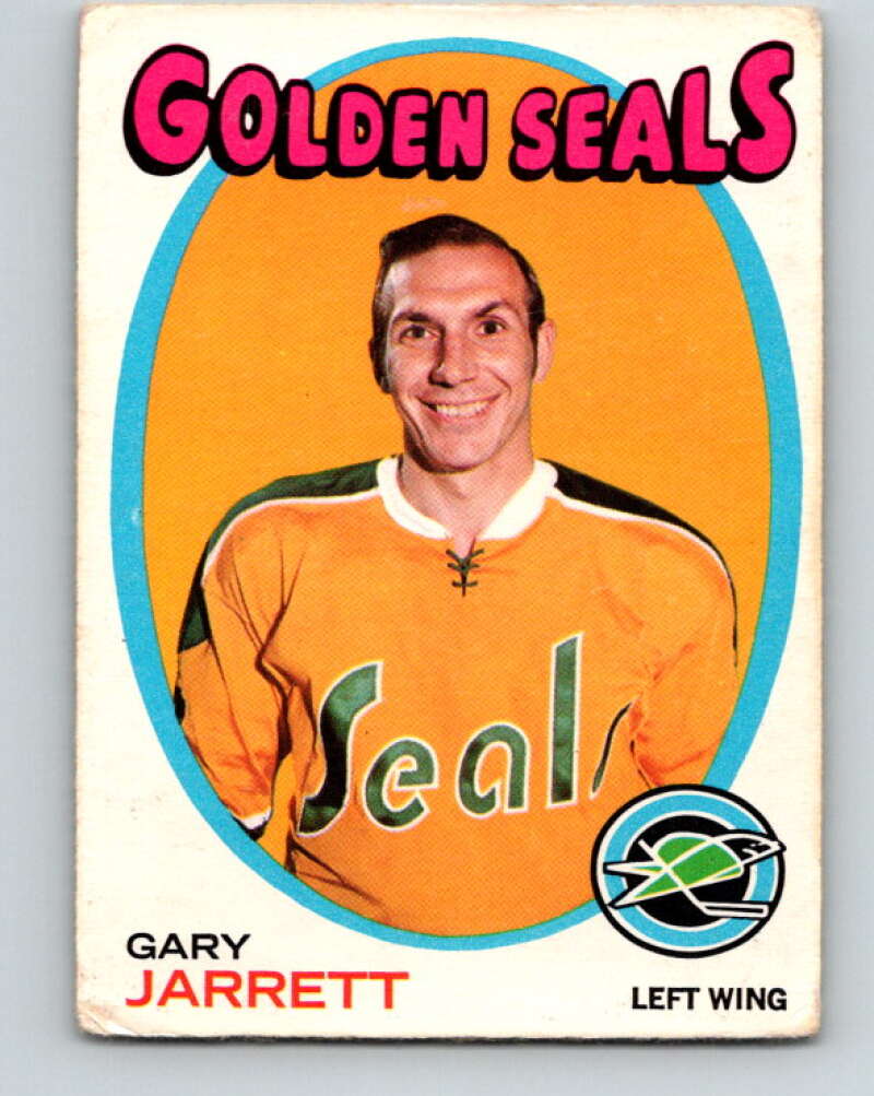 1971-72 O-Pee-Chee #93 Gary Jarrett California Golden Seals V9223