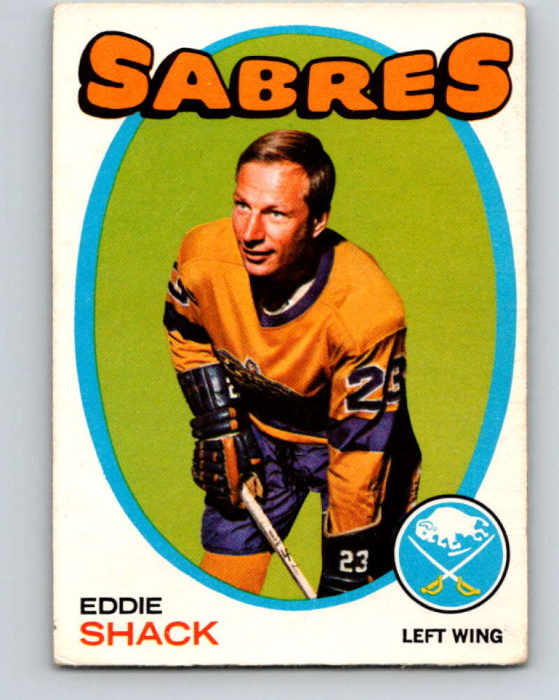 1971-72 O-Pee-Chee #96 Eddie Shack Buffalo Sabres V9235