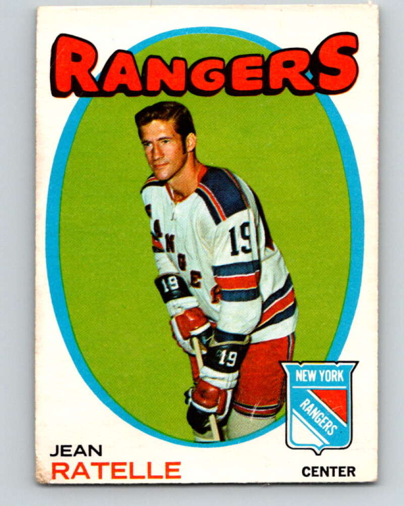 1971-72 O-Pee-Chee #97 Jean Ratelle New York Rangers V9239