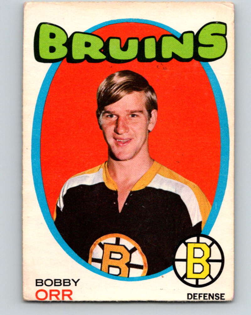 1971-72 O-Pee-Chee #100 Bobby Orr Boston Bruins V9242