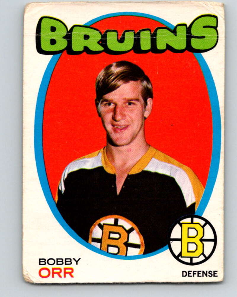 1971-72 O-Pee-Chee #100 Bobby Orr Boston Bruins V9243