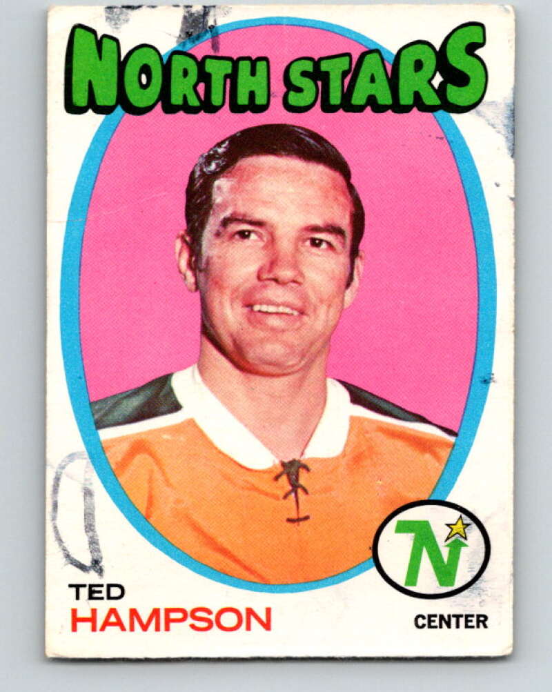1971-72 O-Pee-Chee #101 Ted Hampson Minnesota North Stars V9245