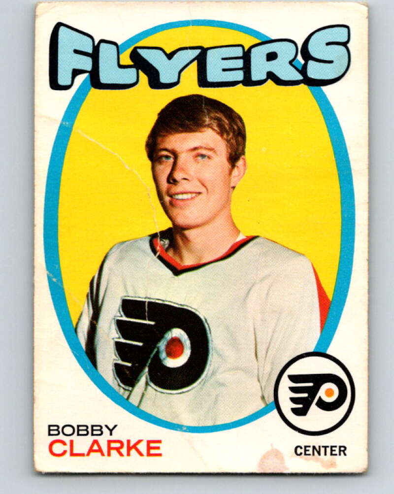 1971-72 O-Pee-Chee #114 Bobby Clarke Philadelphia Flyers V9275