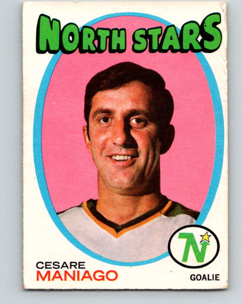 1971-72 O-Pee-Chee #117 Cesare Maniago Minnesota North Stars V9279
