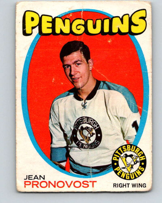 1971-72 O-Pee-Chee #118 Jean Pronovost  Pittsburgh Penguins  V9280