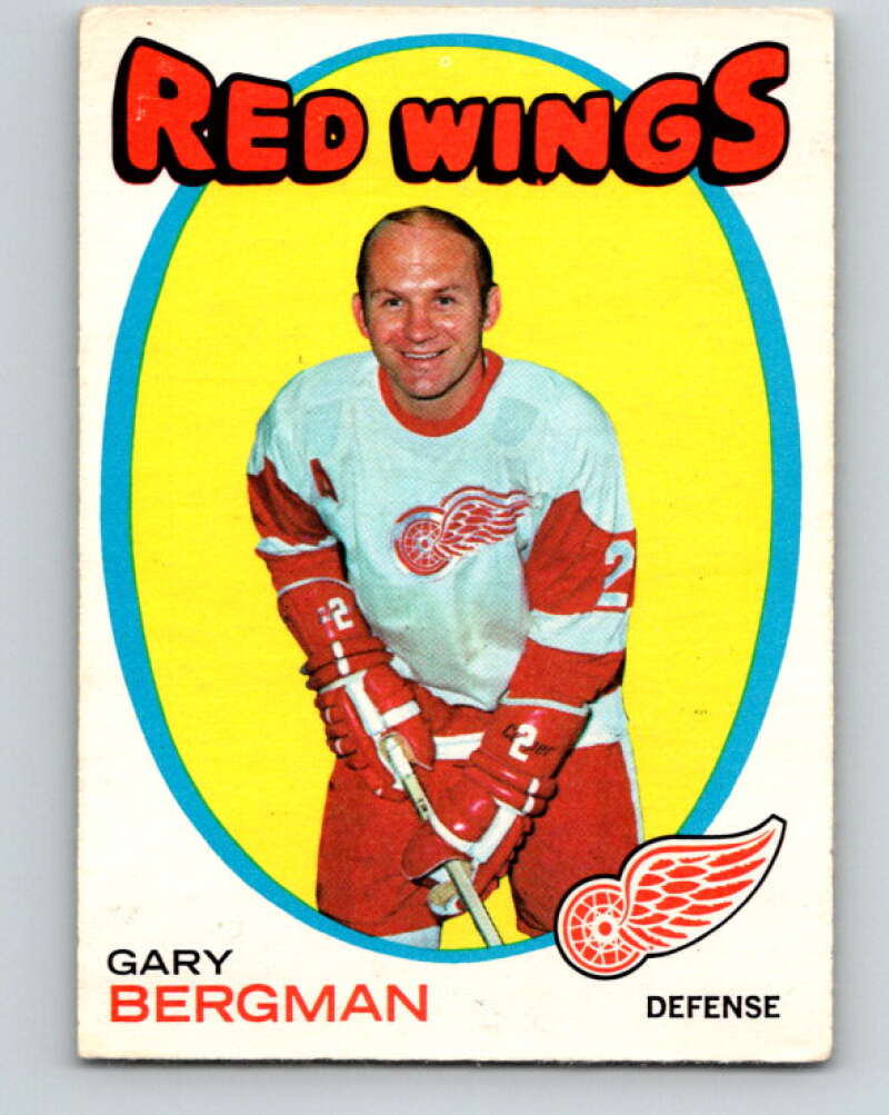 1971-72 O-Pee-Chee #119 Gary Bergman Detroit Red Wings V9283