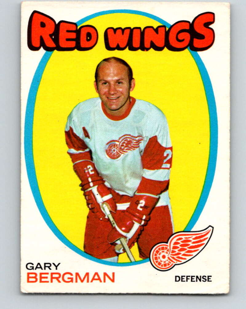 1971-72 O-Pee-Chee #119 Gary Bergman Detroit Red Wings V9284
