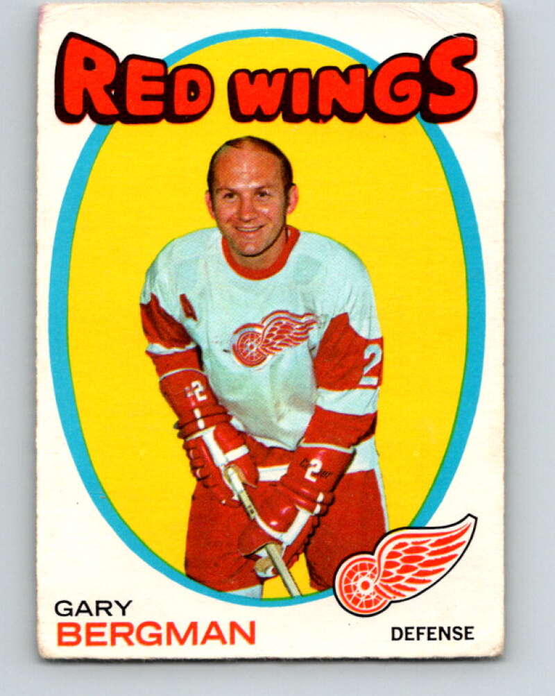 1971-72 O-Pee-Chee #119 Gary Bergman Detroit Red Wings V9285