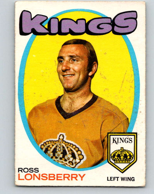 1971-72 O-Pee-Chee #121 Ross Lonsberry  Los Angeles Kings  V9293