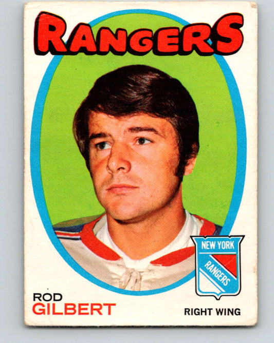 1971-72 O-Pee-Chee #123 Rod Gilbert  New York Rangers  V9298