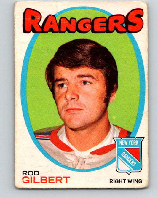 1971-72 O-Pee-Chee #123 Rod Gilbert  New York Rangers  V9301